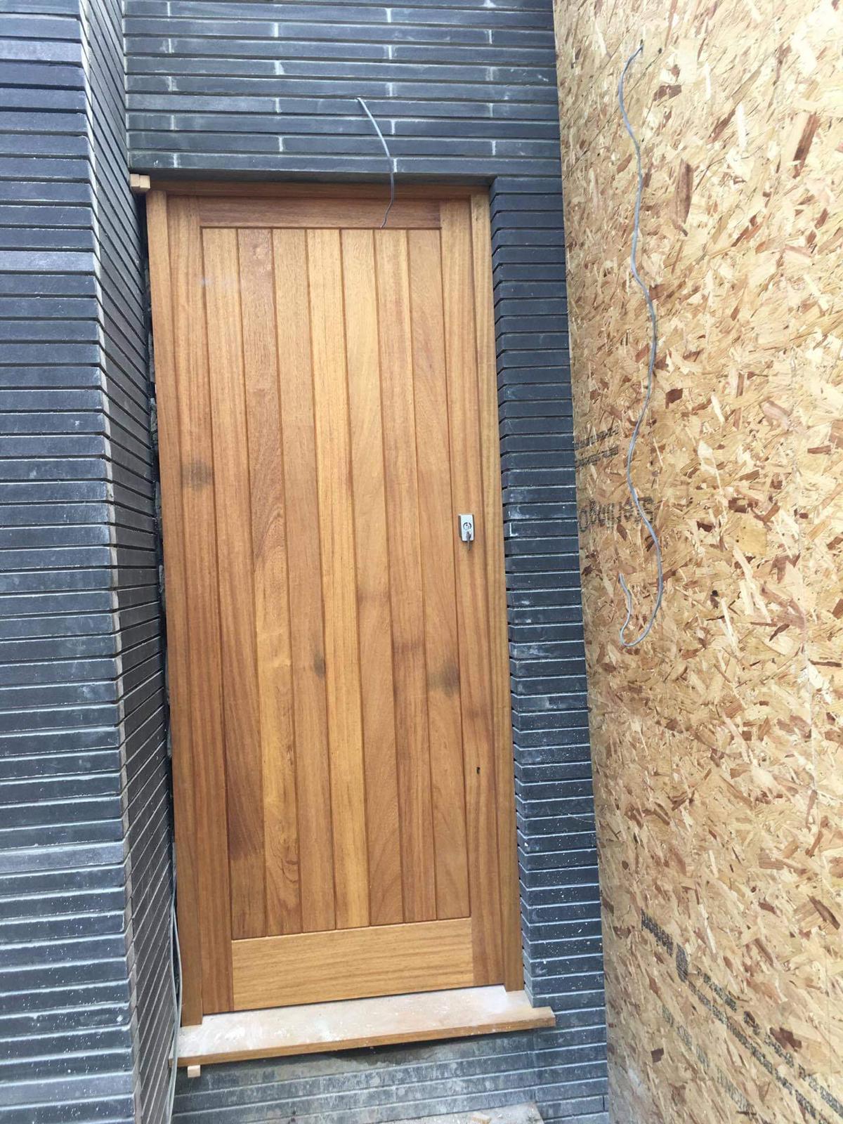 bespoke wooden doors at work