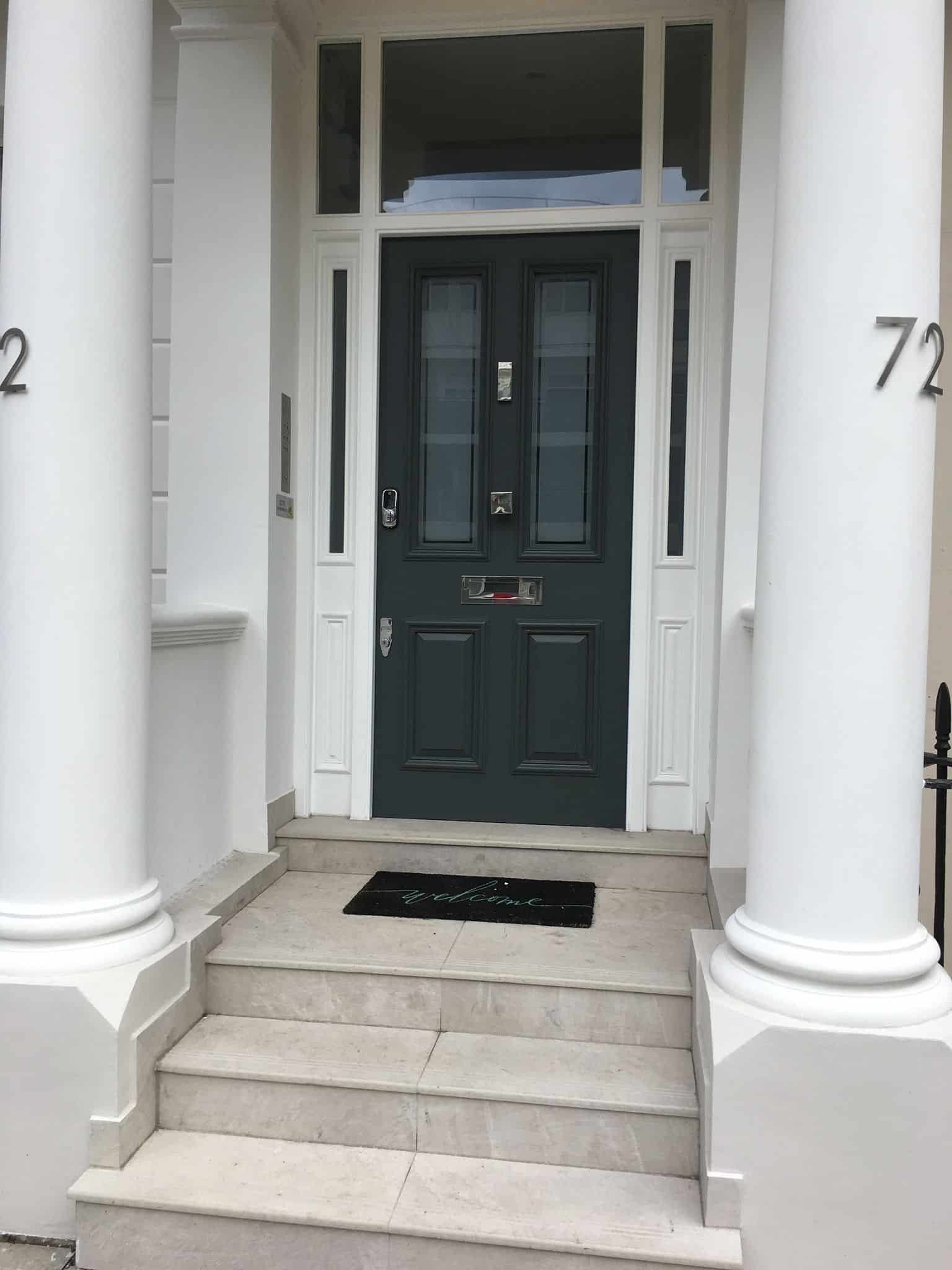 bespoke wooden doors at work